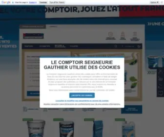Seigneuriegauthier.com(Retrouvez nos peintures) Screenshot