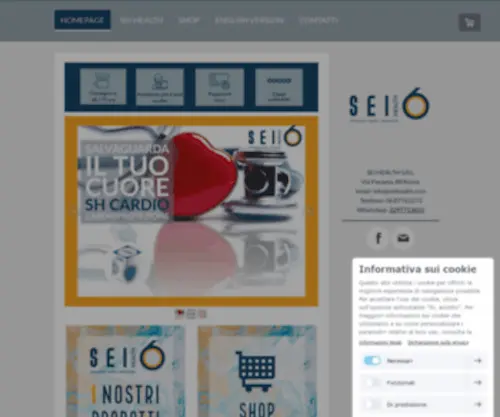 Seihealth.com(Integratori alimentari premium) Screenshot