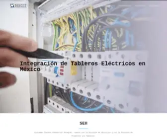 Seii.com.mx(SISTEMAS ELECTRO INDUSTRIAL INTEGRAL SA DE CV) Screenshot