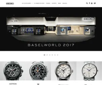 Seiko-Latinamerica.com(Seiko Latinamerica) Screenshot