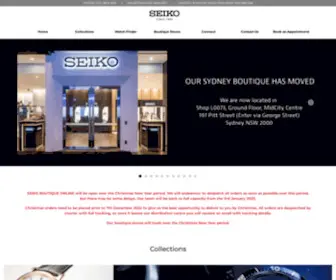 Seikoboutique.com.au(Seiko Boutique) Screenshot