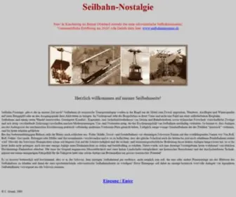 Seilbahn-Nostalgie.ch(Seilbahn Nostalgie) Screenshot