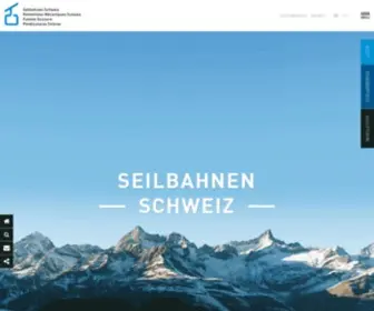 Seilbahnen.org(Seilbahnen Schweiz) Screenshot