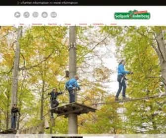 Seilpark-Balmberg.ch(Seilpark Balmberg) Screenshot