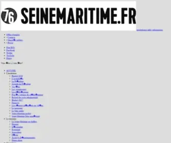 Seinemaritime.net(DÃ©partement de la Seine) Screenshot
