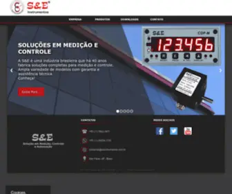 Seinstrumentos.com.br(S&E Instrumentos) Screenshot