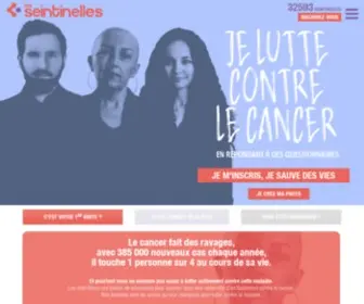 Seintinelles.com(Contre le cancer) Screenshot