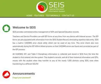 Seis.org(Special Education Information System) Screenshot