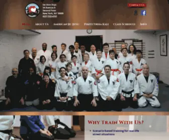 Seishindojonyc.com(Jiu Jitsu Self Defense Pekiti Tirsia Kali) Screenshot