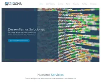 Seisigma.co(Compromiso y calidad en cada proyecto) Screenshot