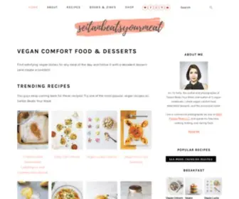 Seitanbeatsyourmeat.com(Vegan Comfort Food & Desserts) Screenshot