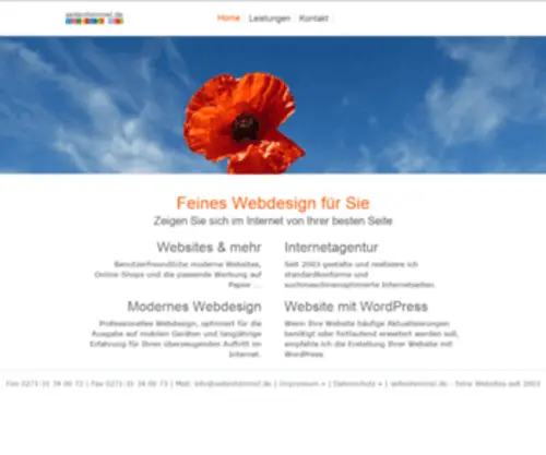 Seitenhimmel.de(Internetagentur in Siegen) Screenshot