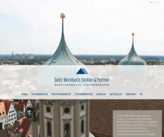 Seitz-Partner.de(Ihre Kanzlei in Augsburg) Screenshot