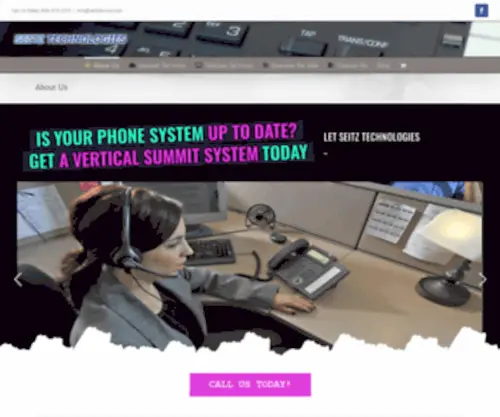 Seitztechnologies.com(Voice, Data and Internet Services) Screenshot
