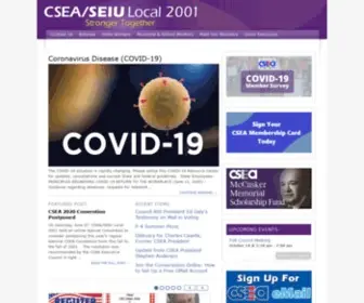 Seiu2001.org(SEIU Local 2001) Screenshot