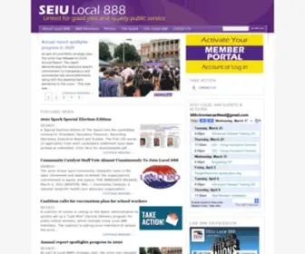 Seiu888.org(SEIU Local 888) Screenshot