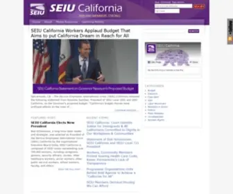 Seiuca.org(SEIU California) Screenshot