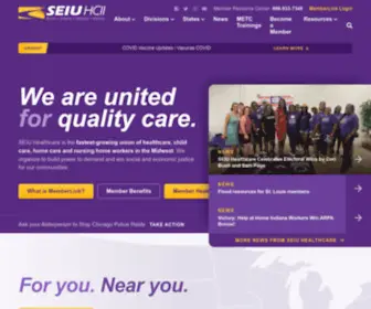 Seiuhcil.org(SEIU Healthcare) Screenshot