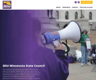 Seiumn.org(SEIU Minnesota State Council) Screenshot