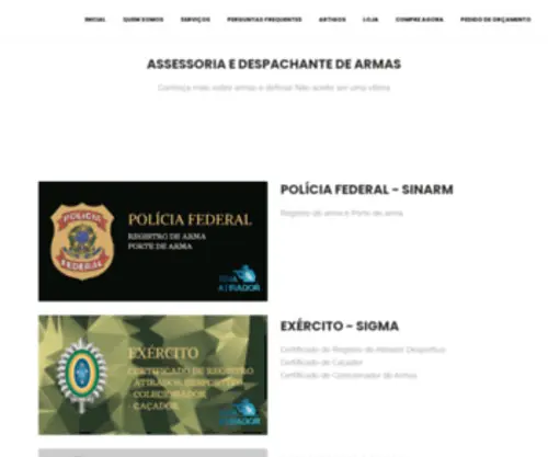 Sejaatirador.com.br(Sejaatirador) Screenshot