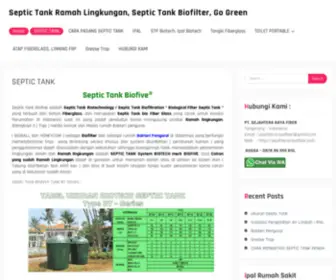 Sejahterarayafiber.com(Septic Tank Biofive) Screenshot
