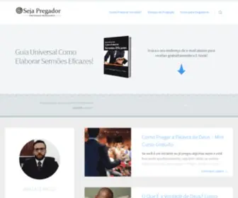 Sejapregador.com(→ ESBOÇO DE PREGAÇÃO) Screenshot