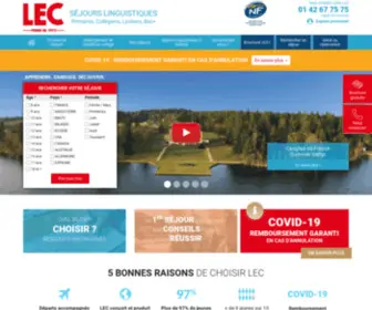 Sejour-Linguistique-Lec.fr(Séjour) Screenshot