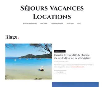 Sejours-Vacances-Locations.com(Séjours) Screenshot