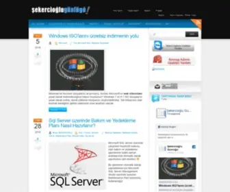 Sekercioglu.eu(Şekercioğlu Günlüğü) Screenshot