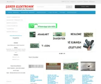 Sekerelektronik.com(Eker Elektronik ve Uydu Sistemleri) Screenshot