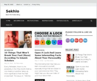 Sekhlo.com(Sekhlo) Screenshot