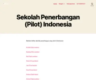 Sekolah-Penerbangan.com(Sekolah Penerbangan (Pilot) Indonesia) Screenshot