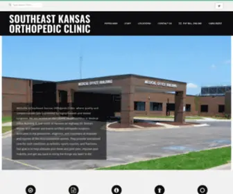 Sekortho.com(Southeast Kansas Orthopedic Clinic) Screenshot