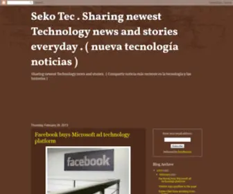 Sekotec.blogspot.com(Seko Tec) Screenshot