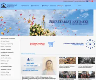 Sekretariatfatimski.pl(Sekretariat Fatimski) Screenshot