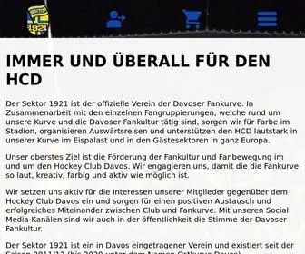 Sektor1921.ch(SektorFans des HC Davos) Screenshot