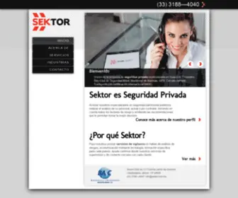 Sektor.com.mx(Seguridad Privada) Screenshot