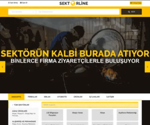 Sektorline.com(Sektör) Screenshot