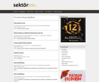 Sektortanitim.com(Firma Rehberi)) Screenshot