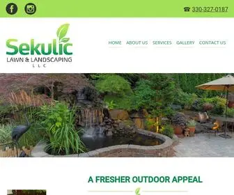 Sekuliclandscapes.com(Sekulic Lawn & Landscaping) Screenshot