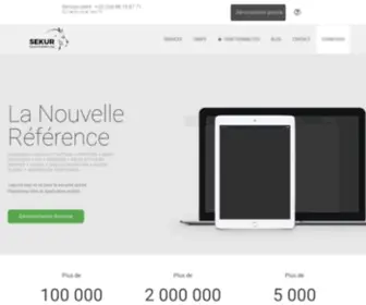 Sekur.fr(Logiciel et application mobile de sécurité privée) Screenshot