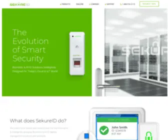 Sekureid.com(Smart Identity Management Solutions) Screenshot