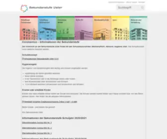 Sekuster.ch(Sekundarstufe Uster) Screenshot