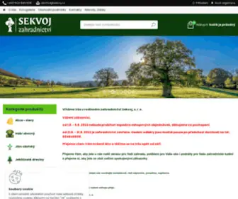 Sekvoj.cz(Zahradnictví Sekvoj) Screenshot