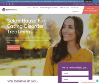 Selahhouse.com(Our Selah House Christian Eating Disorder Treatment Center) Screenshot
