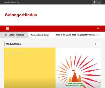 Selangorhindus.com(Hinduism for All) Screenshot