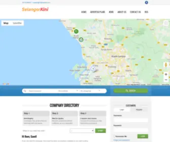 Selangorkini.com(Selangorkini Business Directory) Screenshot