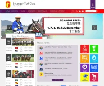 Selangorturfclub.com(Selangor Turf Club) Screenshot