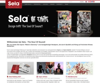 Selapercussion.com(The Soul Of Sound) Screenshot