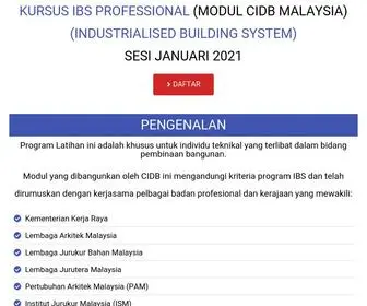 Selapisultra.com(Kursus IBS CIDB) Screenshot